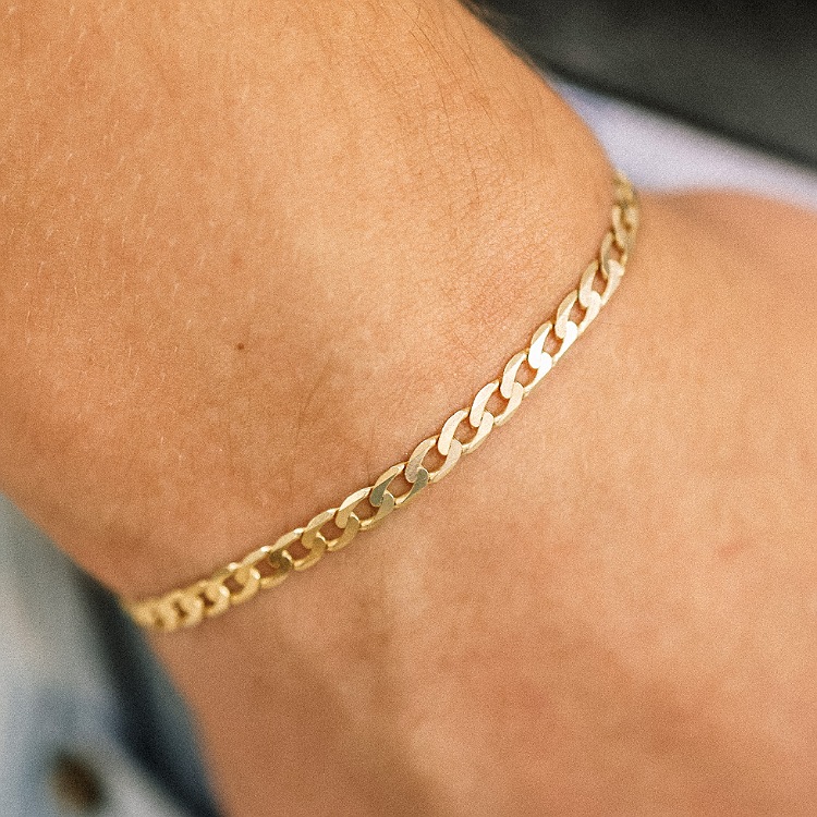 Bransoletka złota – pancerka 4,45g – Złoto próba 585 - Jubiler Brilliance