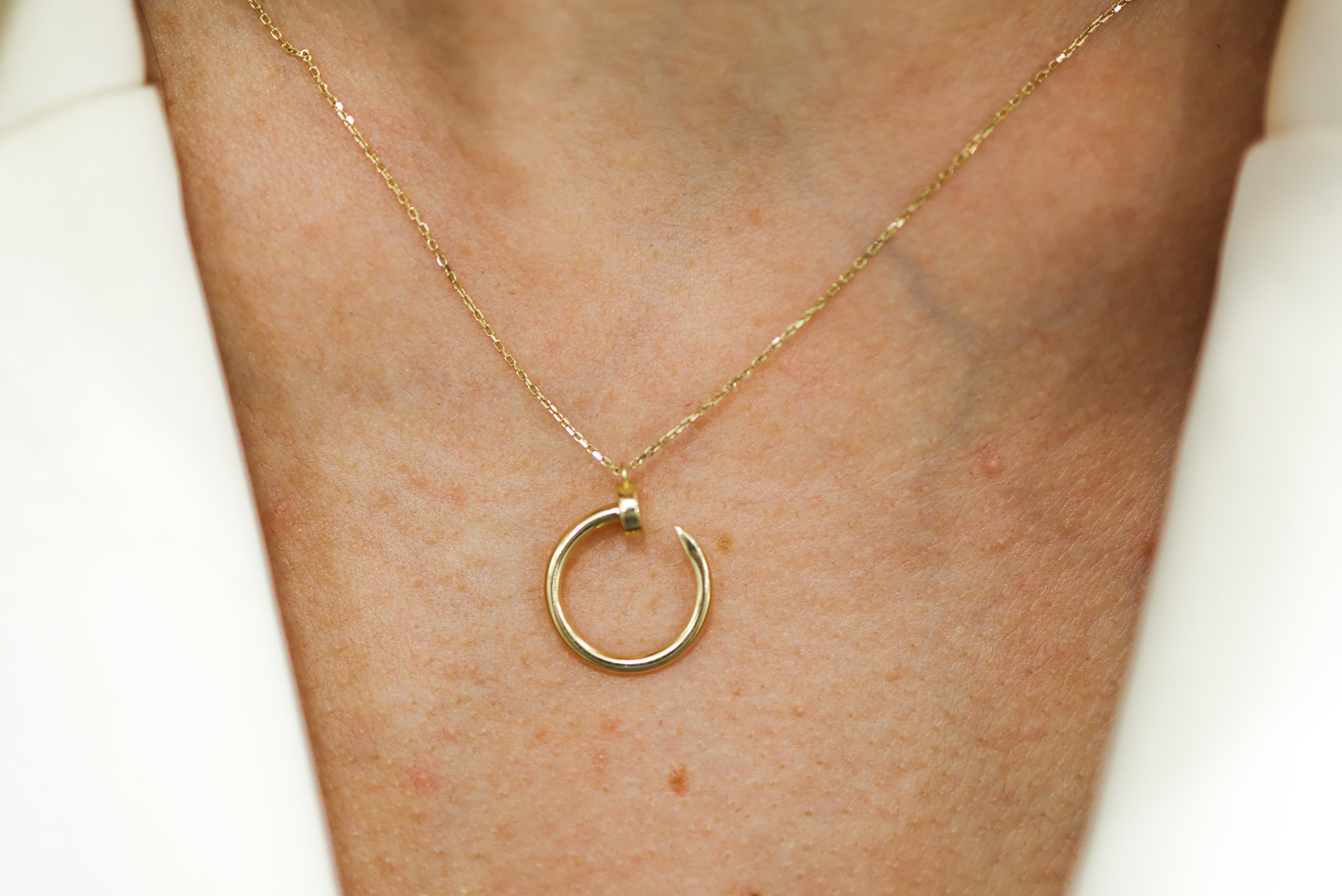 Celebrytka złota – gwóźdź – Złoto próba 585 - Jubiler Brilliance