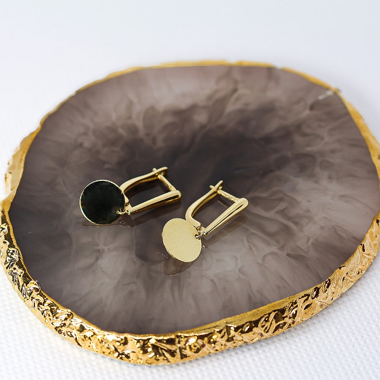 Kolczyki z monetką – Złoto próba 585 - Jubiler Brilliance