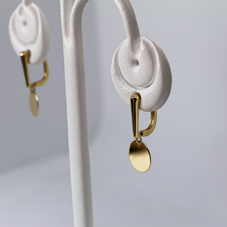 Kolczyki z monetką – Złoto próba 585 - Jubiler Brilliance