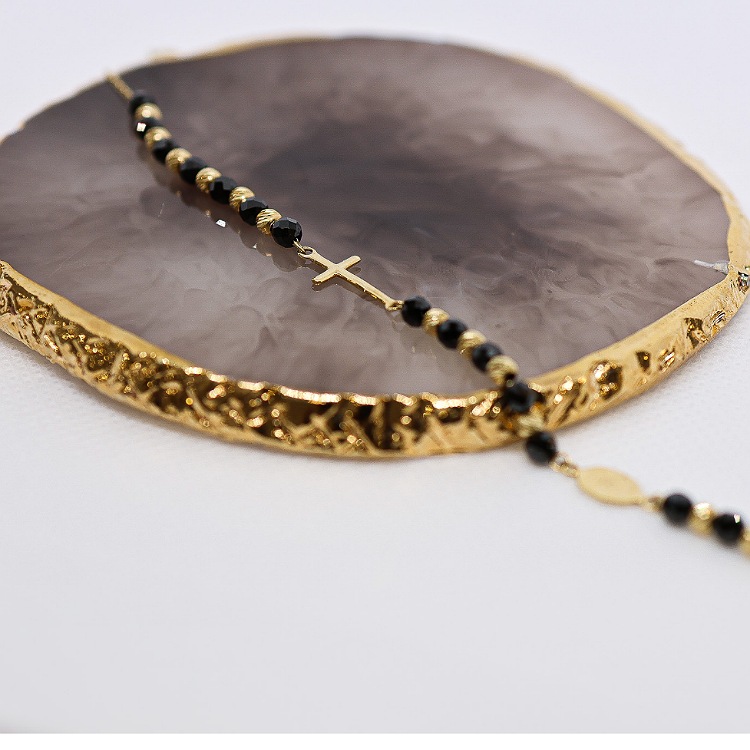 Bransoletka złota – różaniec – Złoto próba 585 - Jubiler Brilliance