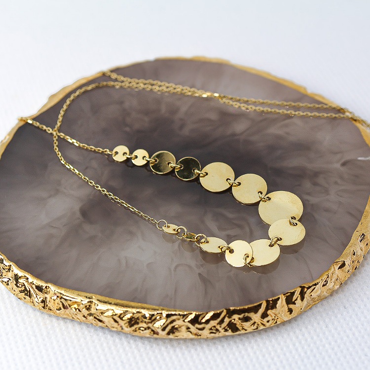 Celebrytka złota – monetki – Złoto próba 585 - Jubiler Brilliance