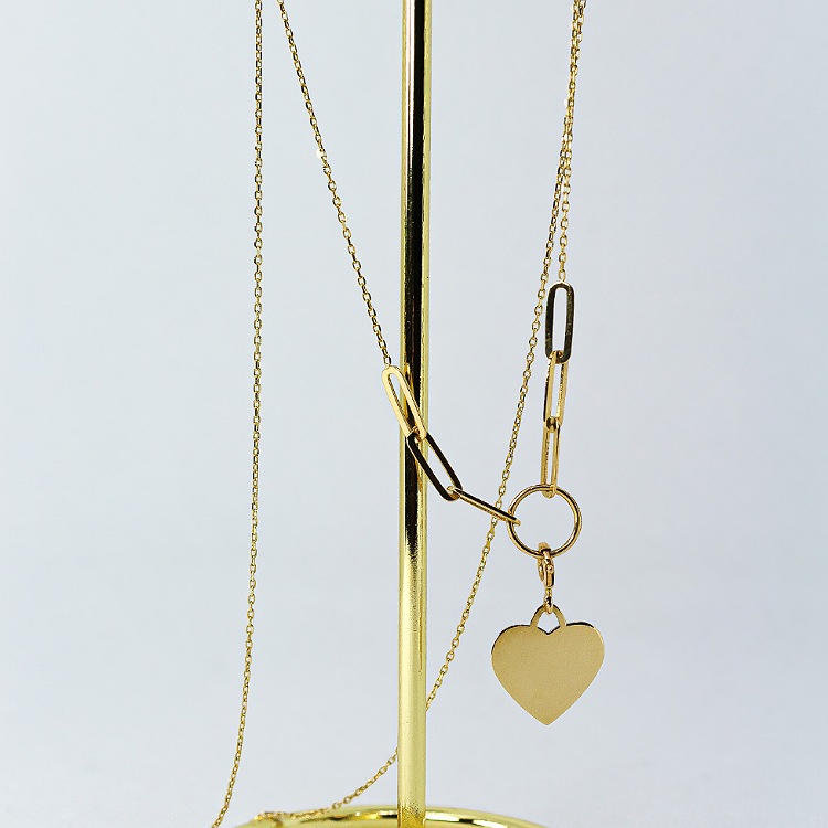 Bransoletka złota – serduszko – Złoto próba 585 - Jubiler Brilliance