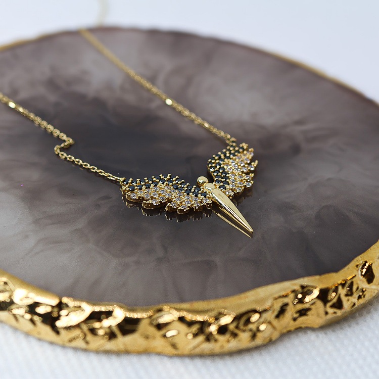 Celebrytka złota – anioł – Złoto próba 585 - Jubiler Brilliance