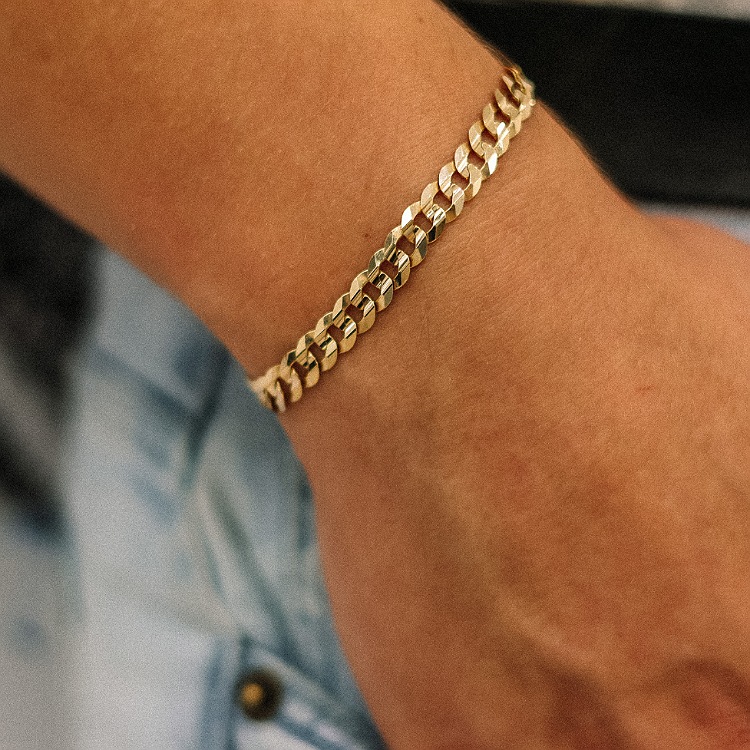 Bransoletka złota – pancerka 10,24g – Złoto próba 585 - Jubiler Brilliance