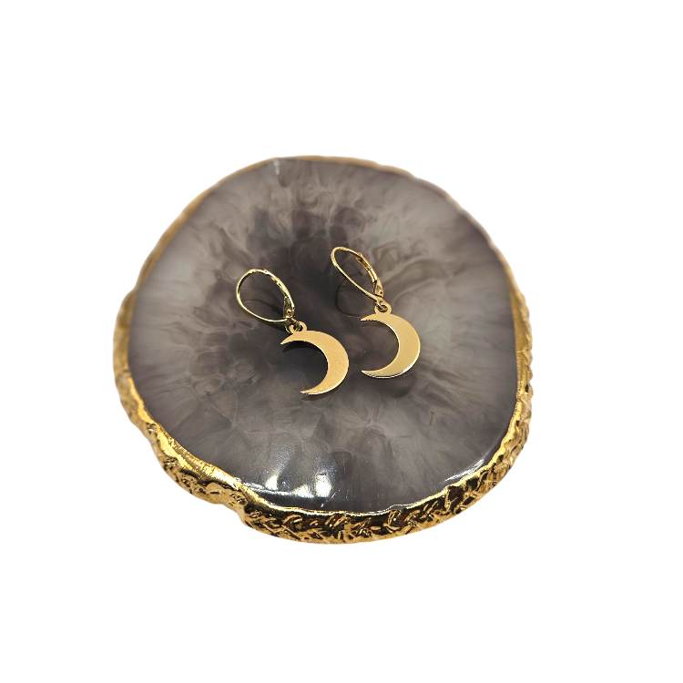 Kolczyki księżyc – Złoto próba 585 - Jubiler Brilliance