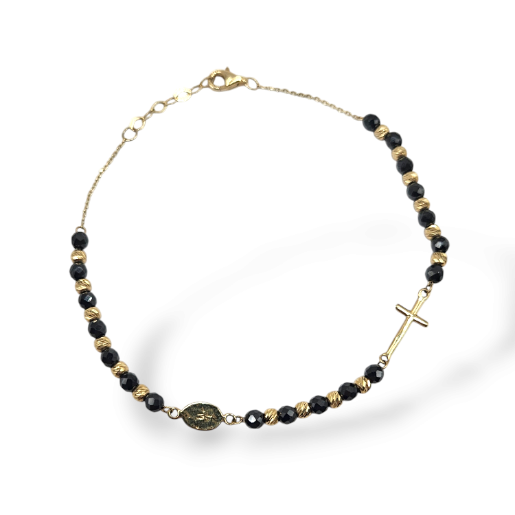 Bransoletka złota – różaniec – Złoto próba 585 - Jubiler Brilliance