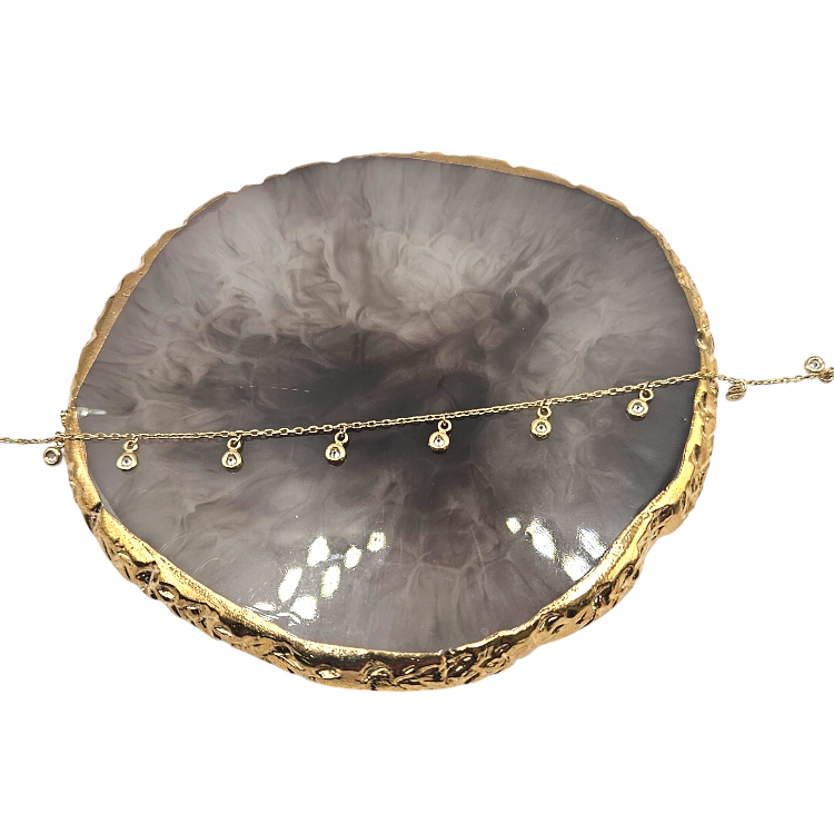 Bransoletka złota z cyrkoniami – Złoto próba 585 - Jubiler Brilliance