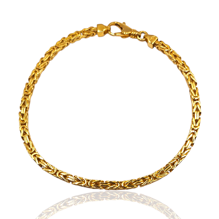 Bransoletka złota – królewska 17,47g – Złoto próba 585