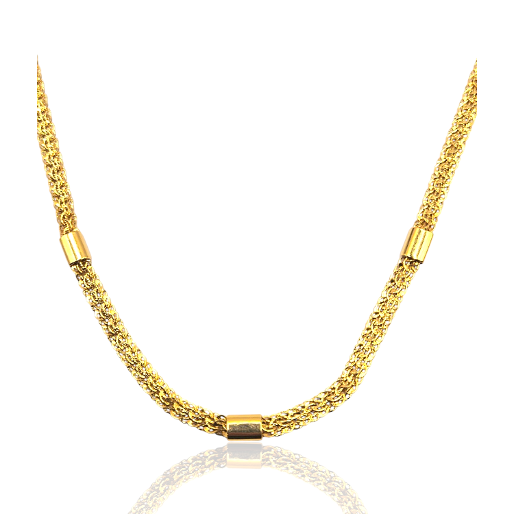 Naszyjnik złoty – plecionka – Złoto próba 585