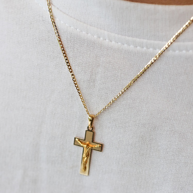 Łańcuszek złoty – pancerka 50cm – Złoto próba 585 - Jubiler Brilliance