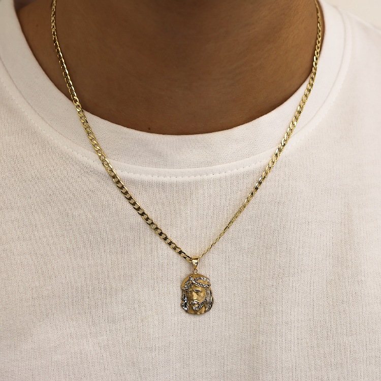 Łańcuszek złoty – pancerka 50cm – Złoto próba 585 - Jubiler Brilliance