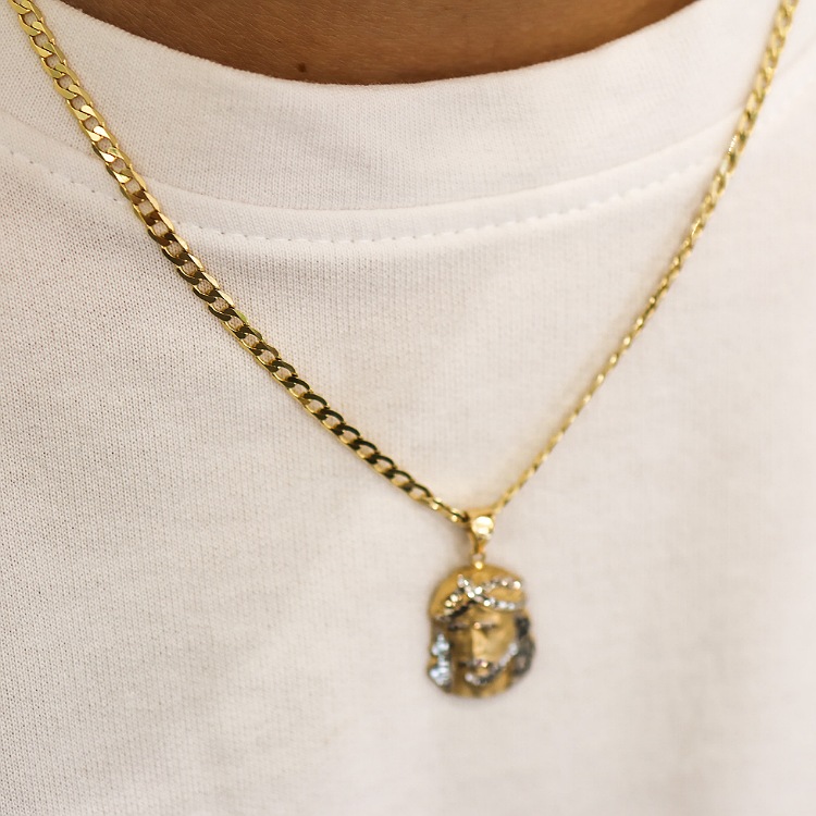 Łańcuszek złoty – pancerka 50cm – Złoto próba 585 - Jubiler Brilliance