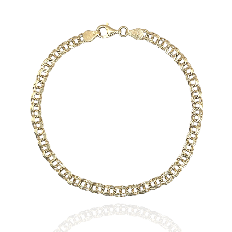 Bransoletka złota – garibaldi – Złoto próba 585