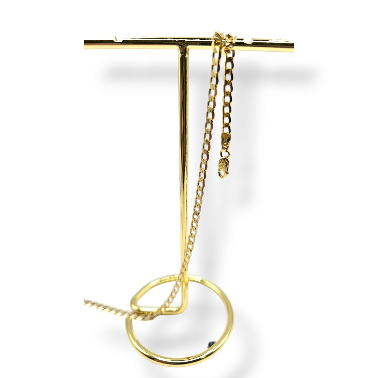 Łańcuszek złoty – pancerka 50cm – Złoto próba 585 - Jubiler Brilliance