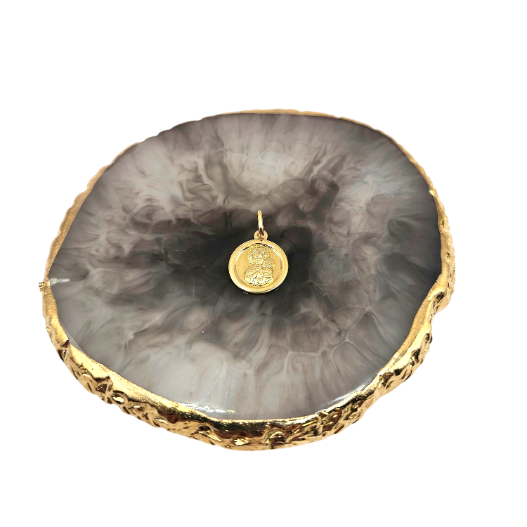 Medalik złoty – okrągły – Złoto próba 585 - Jubiler Brilliance