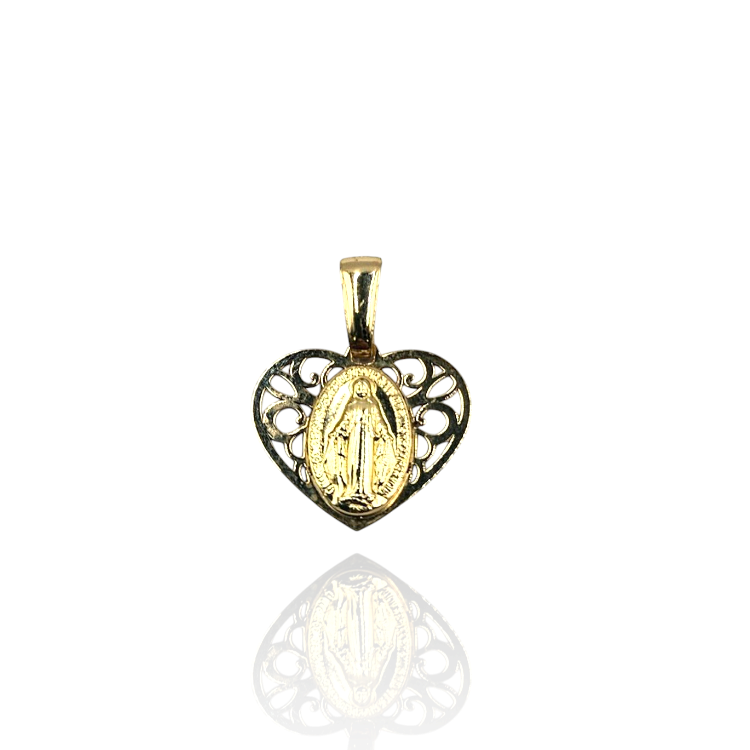 Medalik złoty – serce ażur – Złoto próba 585 - Jubiler Brilliance