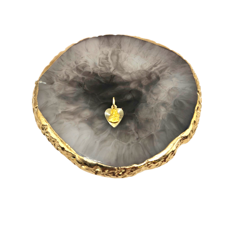 Medalik złoty – serce z promieniami – Złoto próba 585 - Jubiler Brilliance