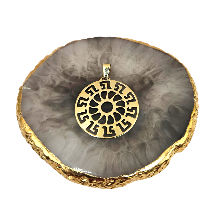 Zawieszka złota – meandra – Złoto próba 585 - Jubiler Brilliance