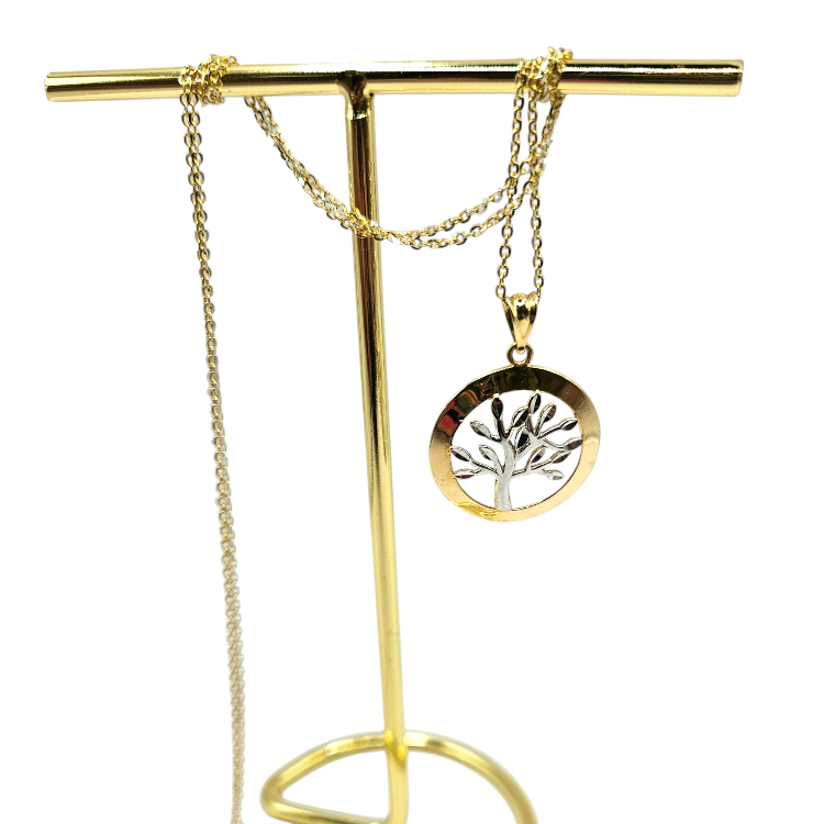 Zawieszka złota – drzewko – Złoto próba 585 - Jubiler Brilliance