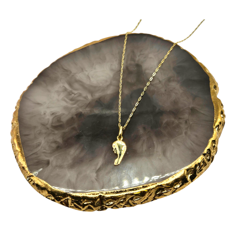 Komplet złoty – łańcuszek gucci + medalik – Złoto próba 585 - Jubiler Brilliance