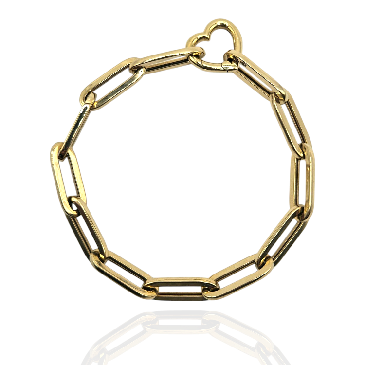 Bransoletka złota – ogniwka – Złoto próba 585