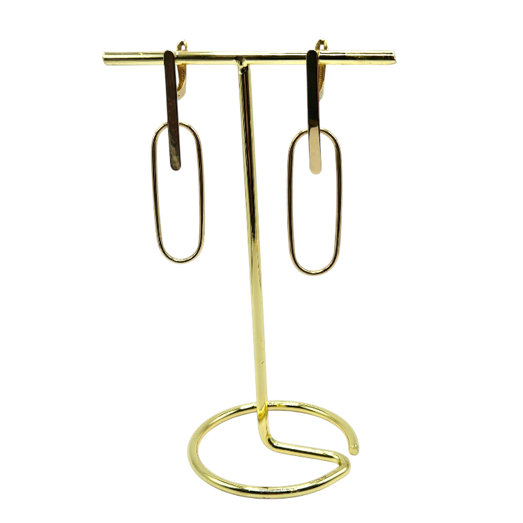 Kolczyki złote – ogniwo – Złoto próba 585 - Jubiler Brilliance