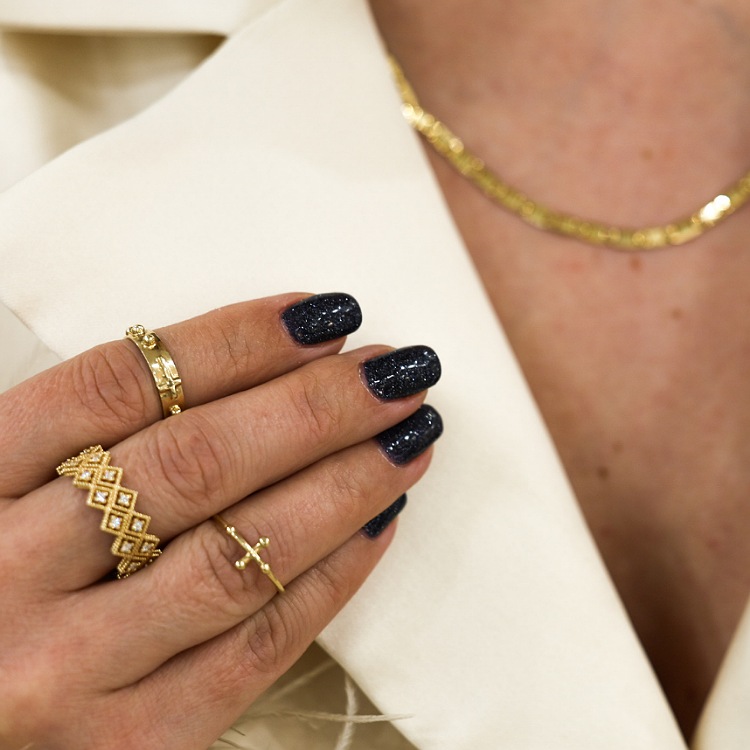 Pierścionek złoty – krzyżyk rozmiar 14 – Złoto próba 585 - Jubiler Brilliance