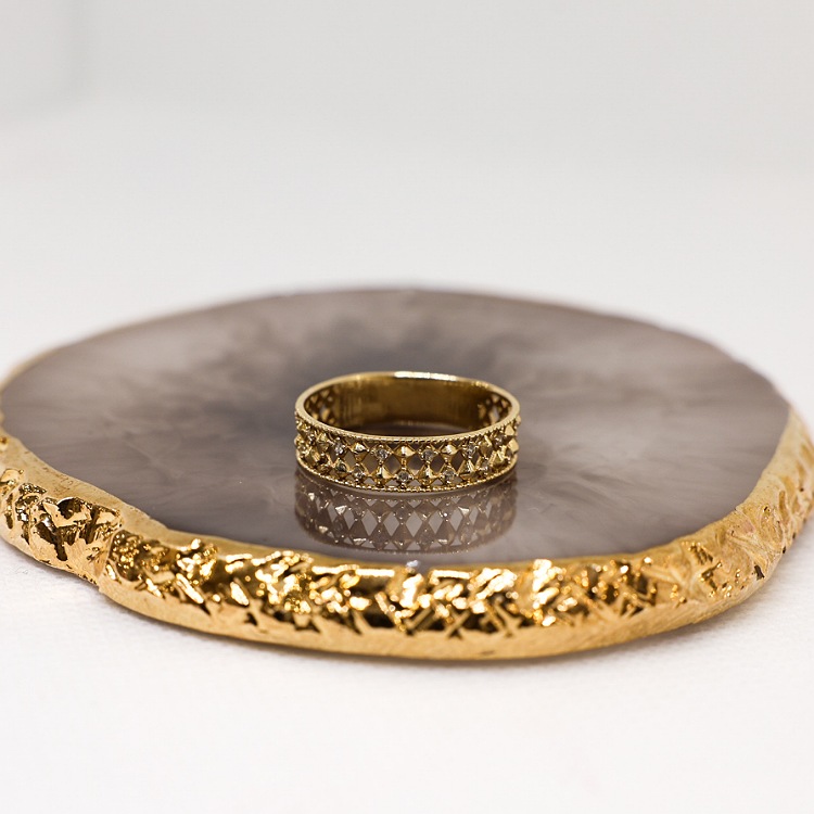 Pierścionek złoty – obrączka rozmiar 20 – Złoto próba 585 - Jubiler Brilliance