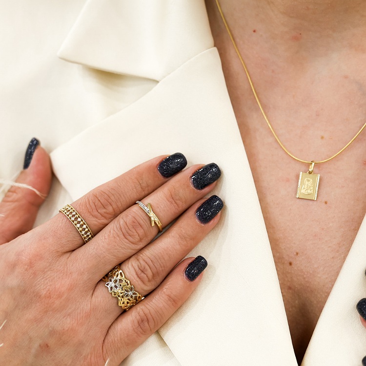 Pierścionek złoty – przecinek rozmiar 9 – Złoto próba 585 - Jubiler Brilliance