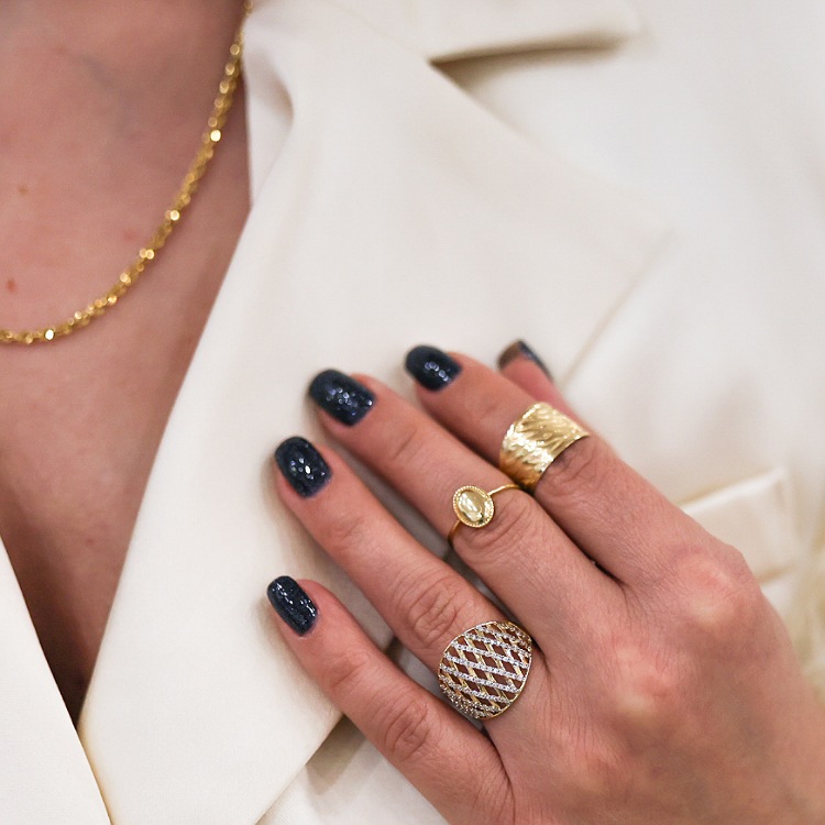 Pierścionek złoty – koszyczek rozmiar 16 – Złoto próba 585 - Jubiler Brilliance