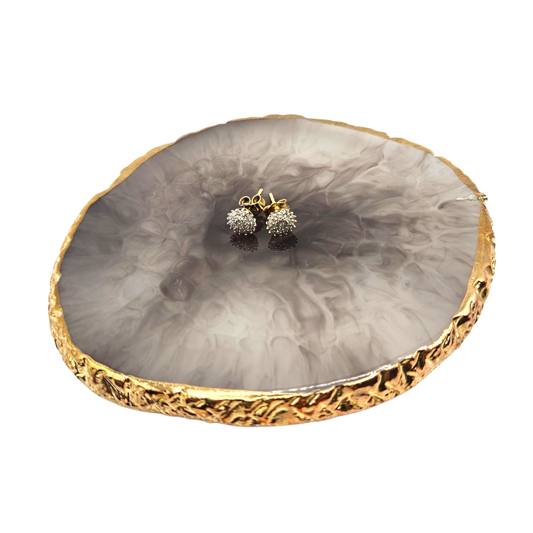 Kolczyki złote – brylanty w kole – Złoto próba 585 - Jubiler Brilliance