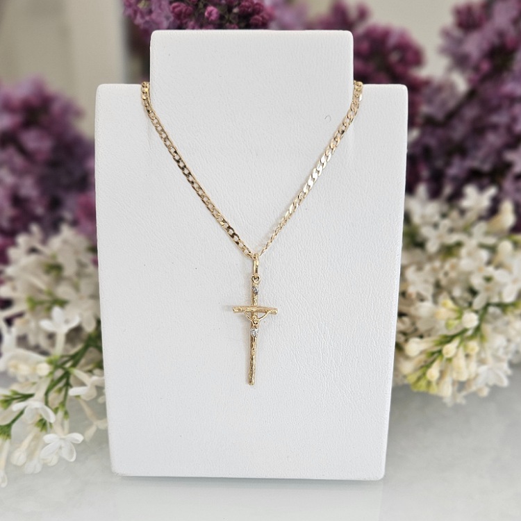 Łańcuszek złoty – pancerka 45cm – Złoto próba 585 - Jubiler Brilliance