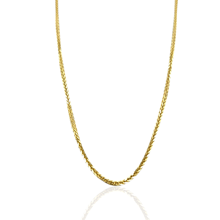 Łańcuszek złoty – lisi ogon 55cm – Złoto próba 585 - Jubiler Brilliance