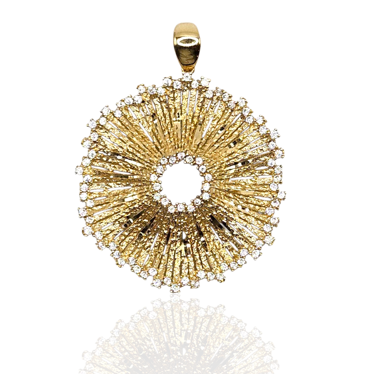 Zawieszka złota – promienista – Złoto próba 585 - Jubiler Brilliance