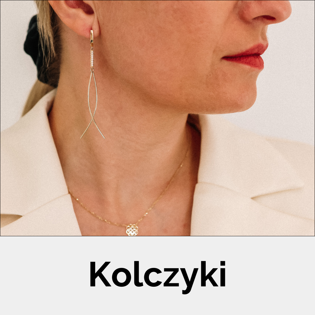 złote kolczyki