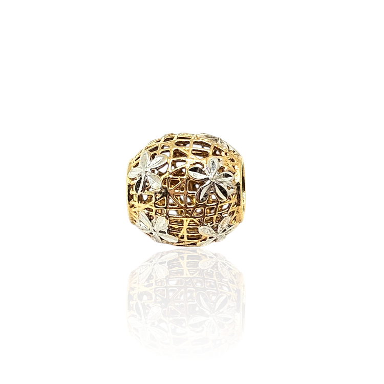Zawieszka złota – Charms – ażurowa kulka – Złoto próba 585 - Jubiler Brilliance