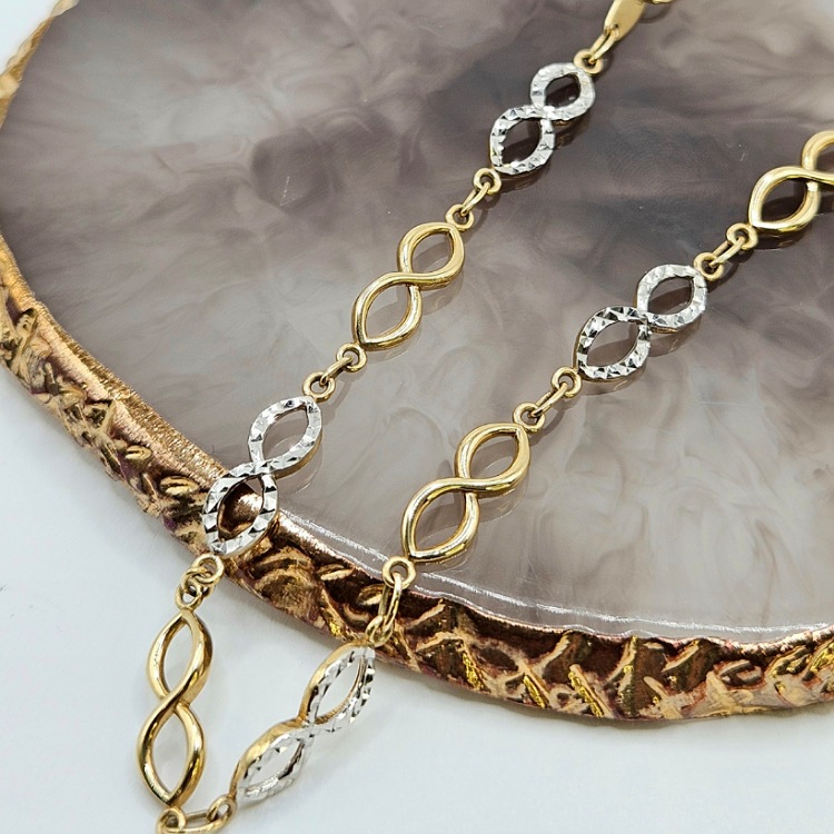 Bransoletka złota – nieskończoność – Złoto próba 585 - Jubiler Brilliance