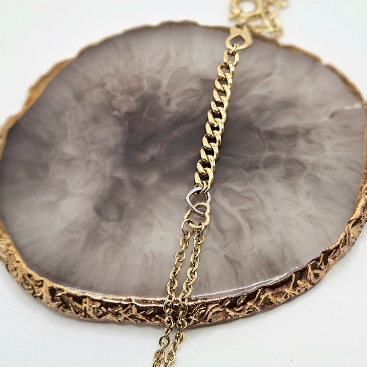 Bransoletka złota – pancerka z agrafką – Złoto próba 585 - Jubiler Brilliance