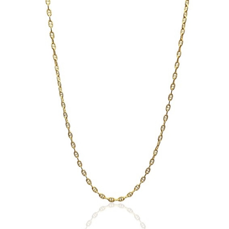 Łańcuszek złoty – GUCCI diamentowany 2,19g/50cm – Złoto próba 585
